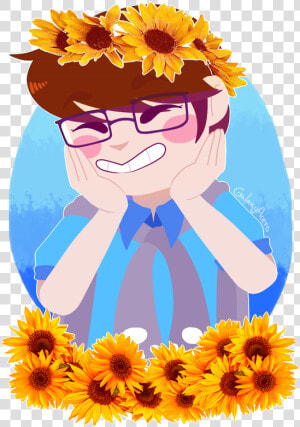 Transparent Flower Crown Png   Sun Flower Crown Transparent  Png Download