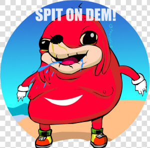 Ugandan Knuckles Spit On Dem Clipart   Png Download   Uganda Knuckles Spit On Dem  Transparent Png