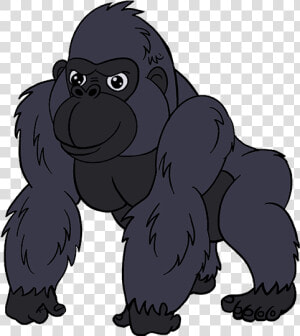 Gorilla Drawing Terk Cartoon   Gorilla Cartoon Drawing  HD Png Download