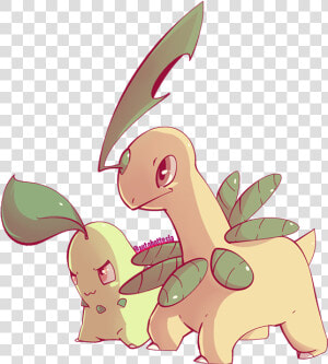 Chikorita Bayleef Meganium  HD Png Download