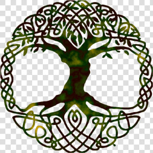 Life Of Symbol Tree Yggdrasil World Gospel Clipart   Yggdrasil Tattoo  HD Png Download