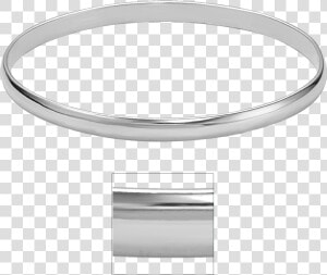 Standard View Of Brcld5 In White Metal   Bangle  HD Png Download