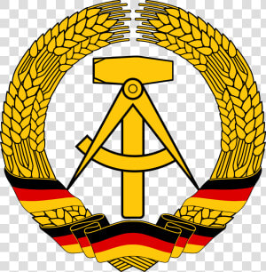 Coat Of Arms Of East Germany Communism  Cold War    Ddr Coat Of Arms  HD Png Download