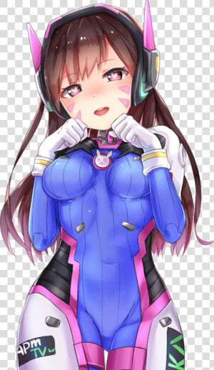 Dva Anime   Png Download   D Va Anime Hentai  Transparent Png