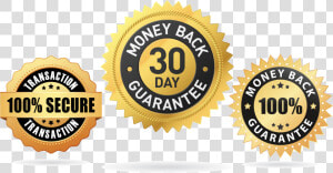 You Get A 30 day 100  Money Back Guarantee  With This   100 Safe And Secure  HD Png Download