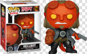 Transparent Hellboy Logo Png   Funko Pop Hellboy 750  Png Download