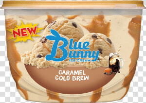 Caramel Cold Brew   Blue Bunny Caramel Cold Brew Ice Cream  HD Png Download