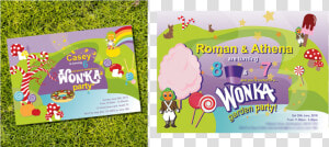 Due To Having Limited Access To Adobe Cc I Wanted To   Willy Wonka Birthday Invitation  HD Png Download