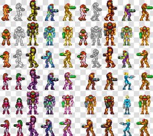 Image   Metroid Zero Mission Sprite Edit  HD Png Download