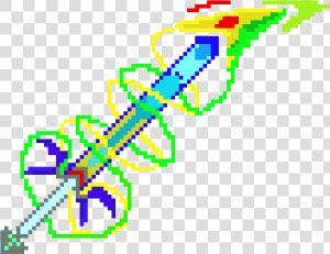 Uhhh My Random Pixel Sword Art   Pixel Sword  HD Png Download