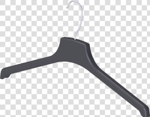 390 Contoured Coat Hanger   Clothes Hanger  HD Png Download