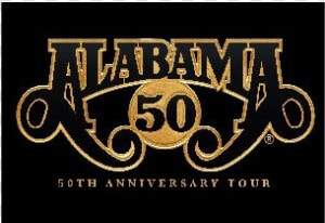 Alabama 50th Anniversary Magnet Title Alabama 50th   Label  HD Png Download