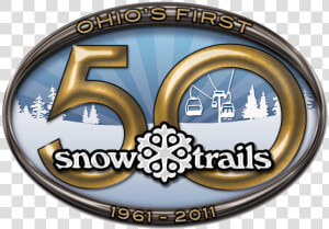 Snow Trails 50th Anniversary Logo 1961 2011   Emblem  HD Png Download