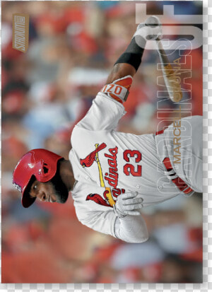 2018 Topps Baseball Stadium Club Marcell Ozuna Base   Magento  HD Png Download