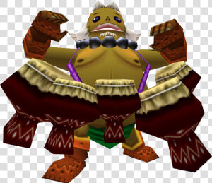 Legend Of Zelda Majora  39 s Mask Goron Link  HD Png Download