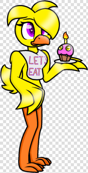 Simple Chica Drawing Wadefak   Chica Drawing  HD Png Download