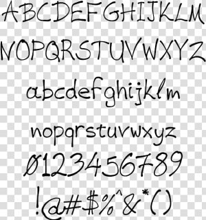 Handwriting Vag Handwritten Example   Serif Font Thin  HD Png Download