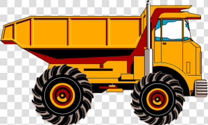 Car Dump Truck Pickup Truck Garbage Truck   Construction Dump Truck Clipart  HD Png Download