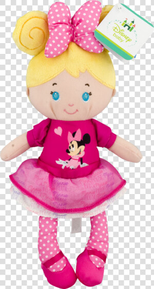 Disney Baby Minnie Mouse Blonde Plush Doll   Png Download   Disney Baby  Transparent Png