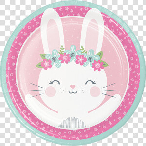 Bunny Dinner Plates   Birthday Bunny Clipart  HD Png Download