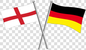 German  Germany  Friendship  Flag  Flags  English    English And German  HD Png Download