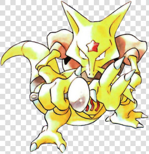 Transparent Kadabra Png   Pokemon Kadabra Original Art  Png Download