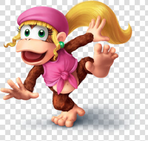 Transparent Smash Png   Dixie Kong  Png Download