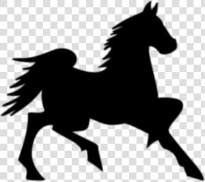 Tennessee Walking Horse Mustang Clydesdale Horse Foal   Running Horse Silhouette Png  Transparent Png