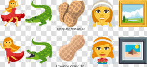 The Emoji Below Were Also Updated  And Were Featured  HD Png Download