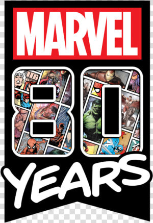 Marvel 80th Anniversary Logo  HD Png Download