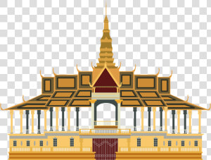 Cambodia Royal Palace Vector  HD Png Download