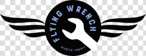 Flying Wrench Mobile Repair Logo   Flying Wrench  HD Png Download