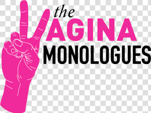 Vagina Monologue Peace Sign Black Text No Background   Graphic Design  HD Png Download