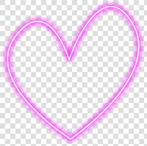 Sticker Stickerstumblrs Tumblr Neon Hearts Corazones💕   Transparent Neon Heart Png  Png Download