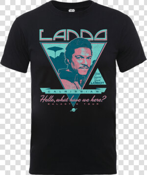 Star Wars Lando Rock Poster T shirt   Lando Calrissian  HD Png Download