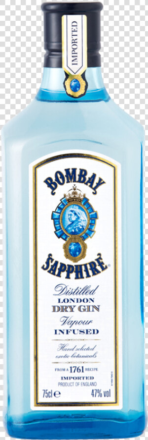 Manos Negras   Bombay Sapphire 700ml  HD Png Download