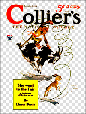 Illustration title Illustration   Collier Magazine Cover  HD Png Download