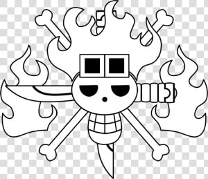 Drawing Pirates Kid   One Piece Jolly Roger Kid  HD Png Download