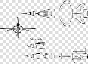 North American X 15 Blueprints  HD Png Download