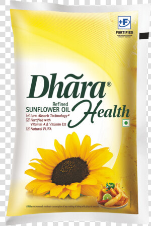 Dhara Refined Sunflower Oil  HD Png Download