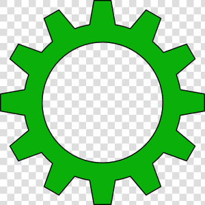 Black Outlined Cog Wheel Svg Clip Arts   Sprocket Png  Transparent Png