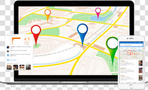 Transparent Google Map Image Png   Google My Maps Laptop  Png Download