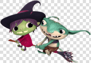 Hattie The Witch And Bobgoblin   Wallykazam Characters  HD Png Download