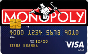 Monopoly Logo Credit And Debit Card Sticker   Label  HD Png Download