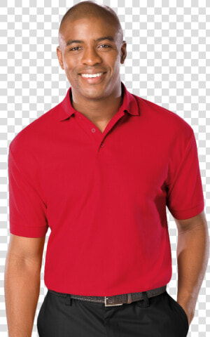 Men’s Avenger Micro Pique S s Polo Red Extra Large   Red Scrub Top Male  HD Png Download