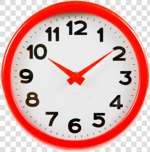 Wall Clock Png  Home Wall Clock Png  Red white Wall   Mondaine Double Sided Clock  Transparent Png