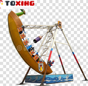 Amusement Park Rides Kids Outdoor Pirate Ship Viking   Swinging Boat Amusement Park Ride  HD Png Download