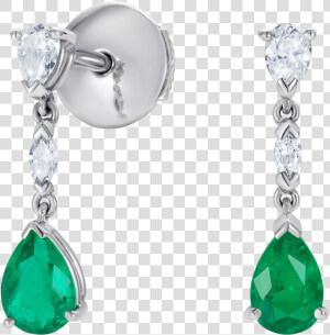 Grafton Emerald And Diamond Drop Earrings   Earrings  HD Png Download