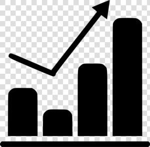 Statistics Clipart Line Graph   Bar Chart Icon Png  Transparent Png