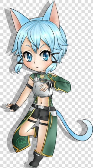 Anima Drawing Sao   Sinon  HD Png Download